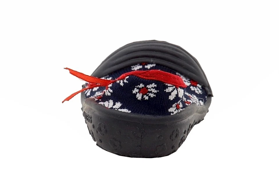 Skidders Infant Toddler Girl's Blue Daisies Skidproof Mary Janes Shoes - Imagem 4 de 4