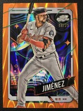 2024 Topps Chrome Cosmic #111 Eloy Jiménez Orange Galactic Refractors #/25