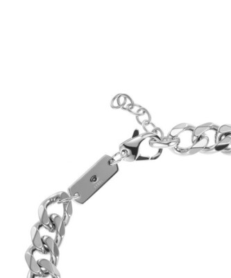 DIESEL Mens Stainless Steel ID Plate Chain Bracelet DX1405040 BNWT