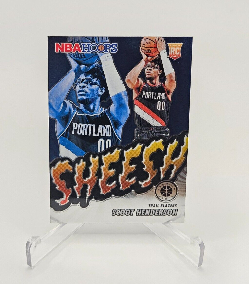 2023-24 Panini NBA Hoops Premium Stock Sheesh #23 Scoot Henderson (RC)