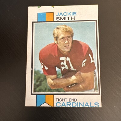 1973 Topps Jackie Smith card #514 rare error card off center front/back 