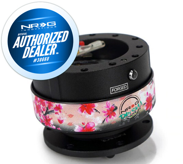 本物! NRG製 Gen2.0 クイックリリースSRK-200PK-SAKURA NEW NRG Innovations Gen. 2 SAKURA Steering Wheel Quick Release SRK