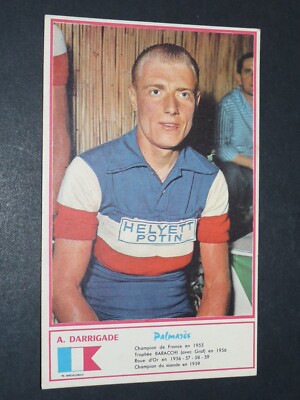 cyclisme vintage carte photo miroir sprint l'équipe tour de