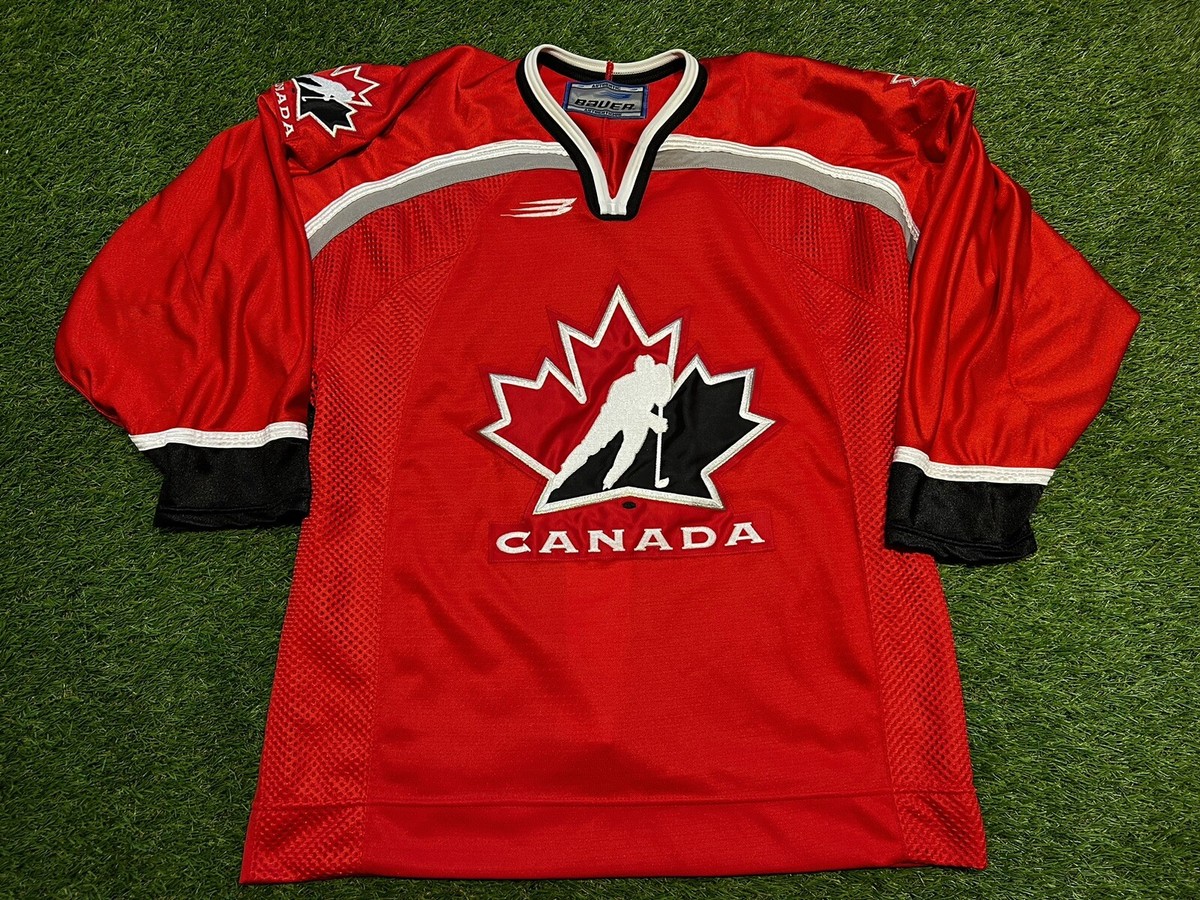 1998 OLYMPIC AUTHENTIC BAUER TEAM CANADA IIHF HOCKEY JERSEY | eBay