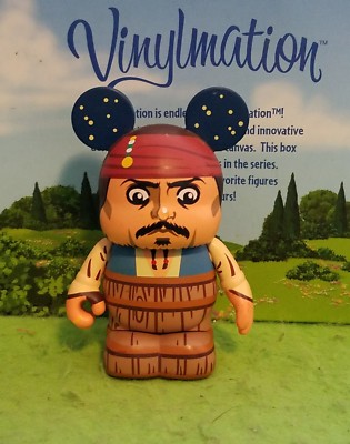 DISNEY Vinylmation 3'' Park Set 1 Pirates of the Caribbean Captain Jack Sparrow