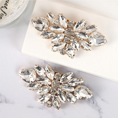 Shoes Buckles Bridal Shoes Decorations Crystal Bowknot Charms Jewelry 1Pc DIY - Picture 9 of 21