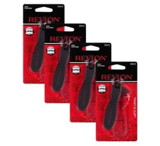 4 PACK Revlon Twist & Clip Nail Clipper Rotating Nail Clipper Curved Blade