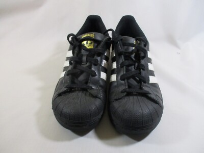 Adidas Superstar Sneakers Boys Youth 3~Black W/White Trim