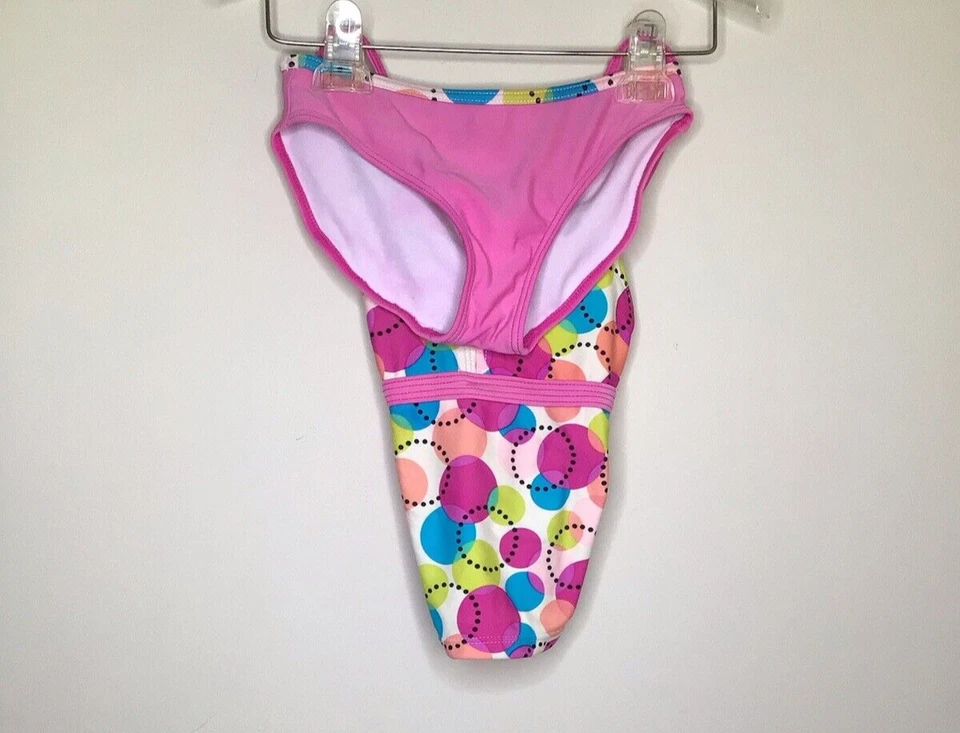 Traje de baño Xhilaration para niñas talla 7/8 tanikini 2 piezas traje de baño multicolor Foto 2 de 4