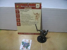 =Dungeons and Dragons D&D UNDERDARK Mercenary Sergeant 27/60 with card=