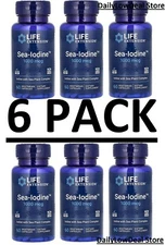 6 PACK - Life Extension, Sea-Iodine, 1000 mcg, 60 Veggie Caps (Total 360)