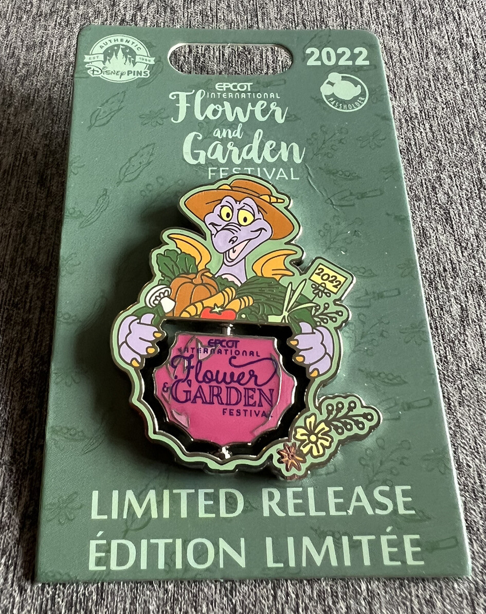 DISNEY WALT DISNEY WORLD FIGMENT FLOWER AND GARDEN FESTIVAL LIMITED RELEASE PIN