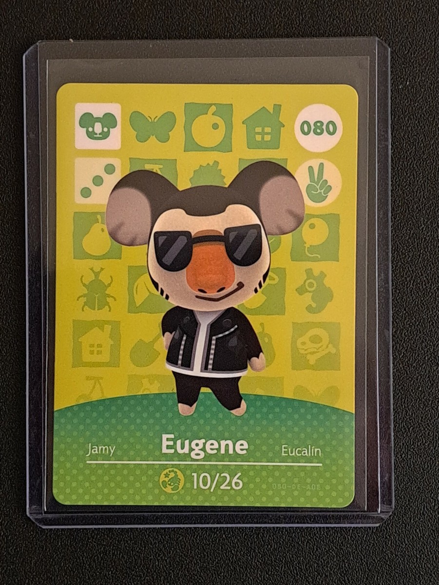 ゆな　amiiboカード Eugene - 080 - Animal Crossing Amiibo Card | eBay