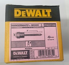 DEWALT Vertical Rod Hanger 25 Count 3/8 x 3 PFM2251200 Hangermate  Wood