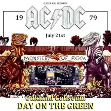 Ac/Dc Day on the Green Oakland, ca 1979 July 21st. ltd CD