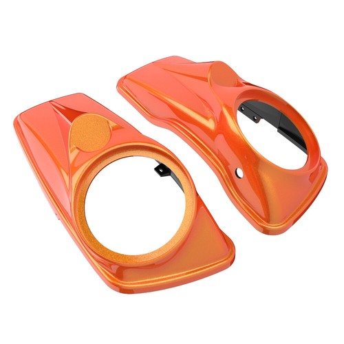 Tapas de altavoz alforja Advanblack TEQUILA SUNRISE 8" para Harley Touring 14+ - Imagen 3 de 7