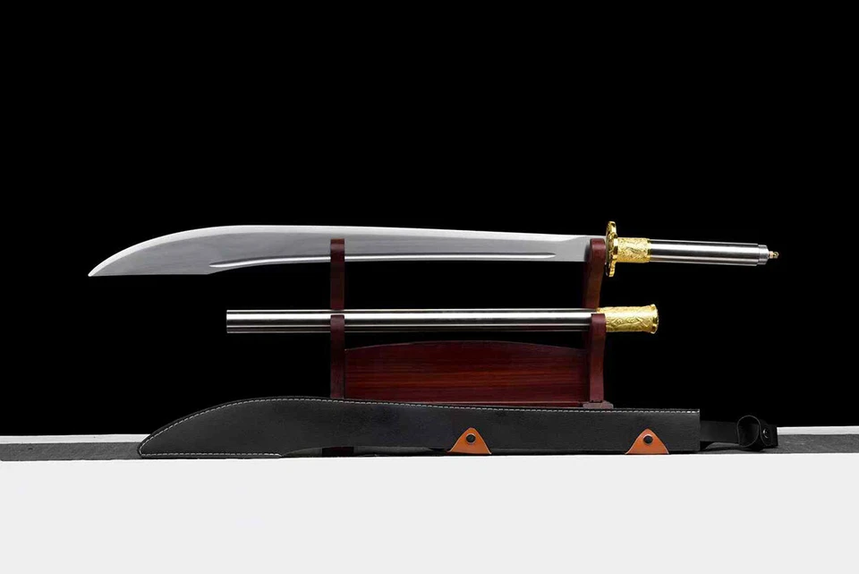 59-дюймовый съемный китайский кунг-фу дао меч острый меч из марганцевой стали - Изображение 4 из 4