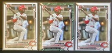 Ivan Johnson 2021 1st Bowman Paper Base & CAMO Prospect LOT Cincinnati Reds 🔥🔥