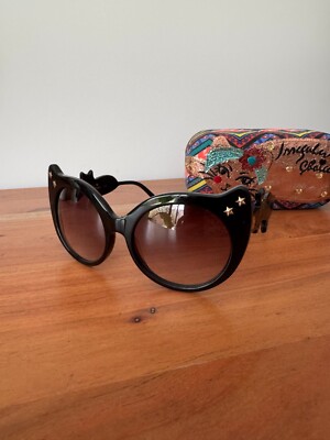 Irregular Choice ''Flirtation'' Black Cat Sunglasses - As New Condition