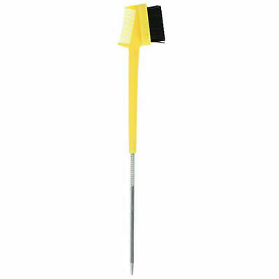 EdgeBrush 3in1 Metall Heckpunkt Kamm zum Trennen von Haarkante Kontrollbürste UK Verkäufer - Bild 3 von 6