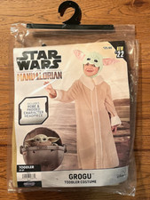 Star Wars The Mandalorian Grogu Toddler Halloween Costume Sz 2T-3T Jazwares NEW