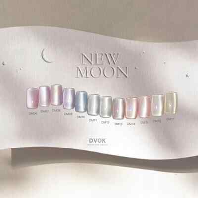 DVOK New Moon Magnetic Gel Nail Polish 10g 12 Color K-Beauty