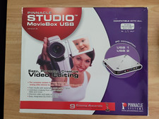 PINNACLE STUDIO MovieBox USB video editing software version 9 Open Box.