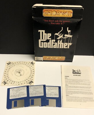 The Godfather U.S. Gold PC IBM 3.5'' Floppy Disk 1991 Game