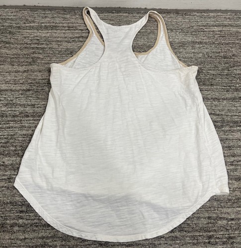 Old Navy Active Tank Top Womens Medium White Sleeveless Racerback Scoop Neck - Bild 9 von 9
