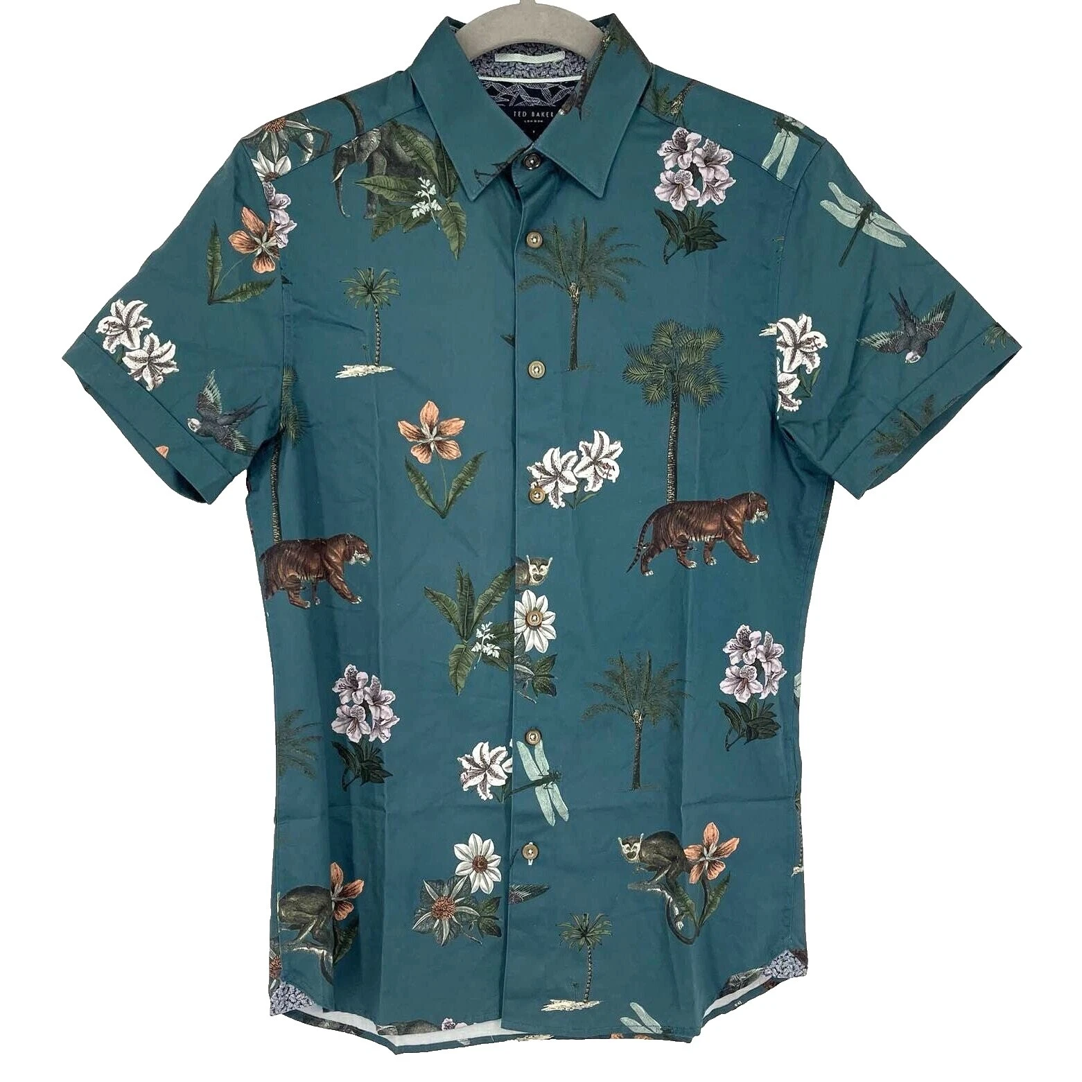 Ted Baker Short Sleeve Casual Button-Down Shirts for Men