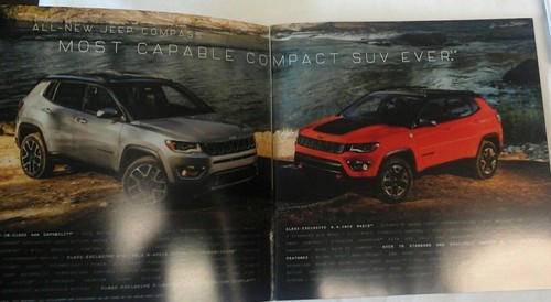Brochure vendita fabbrica Jeep Compass 2017 originale Prestigue 42 pagine - Foto 2 di 4