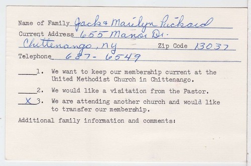 TurtlesTradingPost- Chittenanco, NY- 1979- Methodist Church Postal Card - Picture 3 of 3