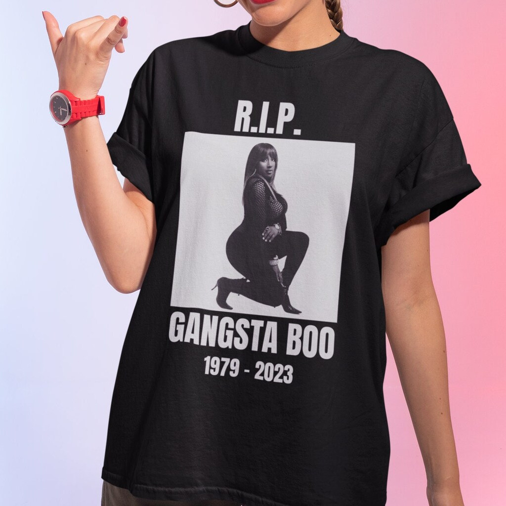 Gangsta Boo Memory Hip Hop T-shirt Black Short Sleeve All sizes S-5Xl XZ421