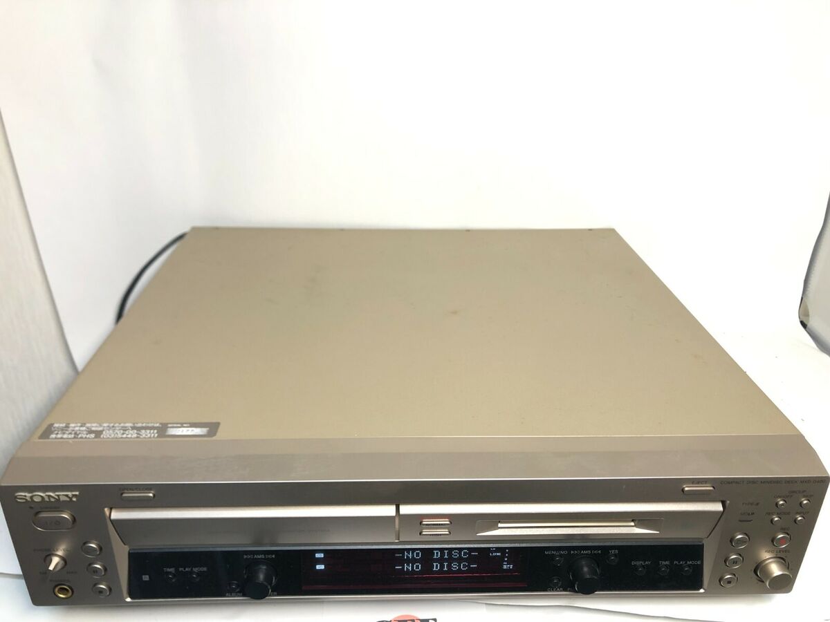 SONY MXD-D400 MD Deck Mini Disk Deck Audio Player Recorder SONY MXD-D400 MD Deck Mini Disk Deck Audio Player Recorder