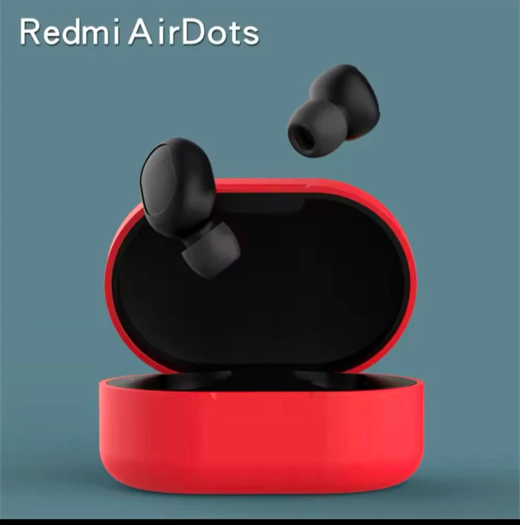 Silicone Case for Xiaomi Redmi Airdots 1/2 - Protective & Lightweight Cover - Image 3 of 4
