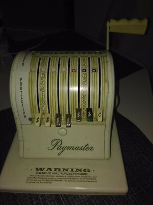 USAビンテージ　PAYMASTER S-1000　小切手プリンター Vintage Paymaster Series S-1000 Check Printer Writer With