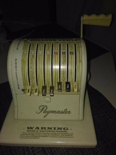 Paymaster s-1000 Vintage Check Writer. - Picture 1 of 2