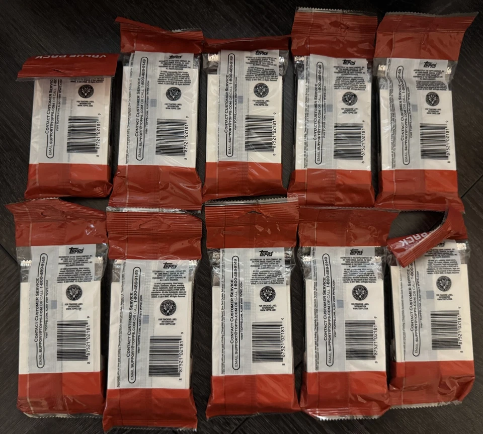 2014 Topps Chrome WWE Value Pack (Exclusive 4 Card Atomic Refractor Pack) - Image 2 of 2