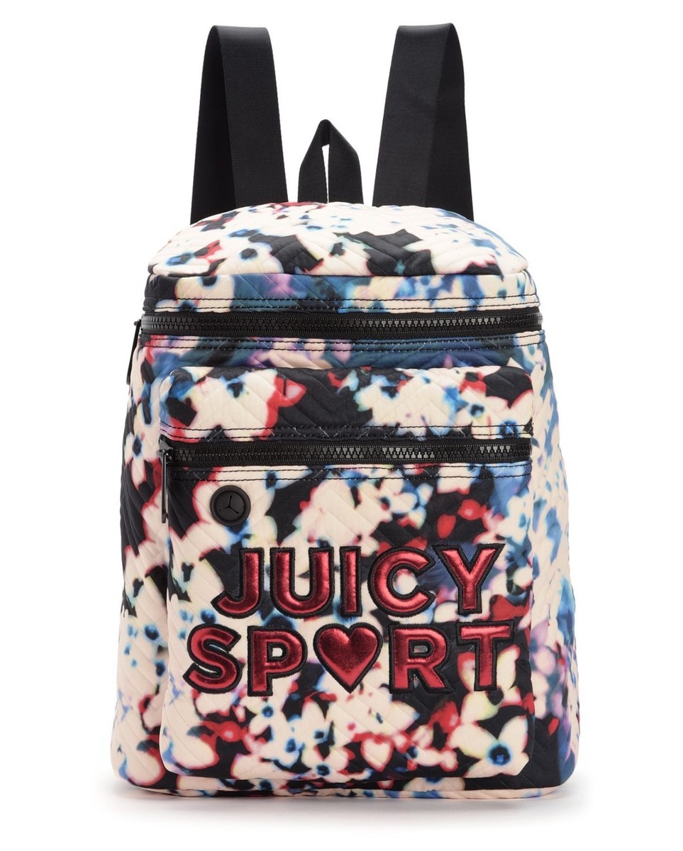 New Juicy Couture Sport Floral Nylon Backpack | eBay display picture 1