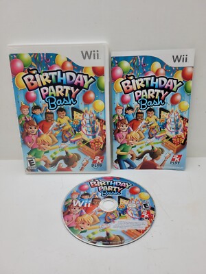 Birthday Party Bash (Nintendo Wii, 2009) CIB Complete Tested
