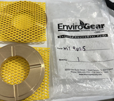 Envirogear PSG Pump Thrust Bearing Ring BV65 WIL-BV65 (GENUINE OEM) 2QTY *NEW*