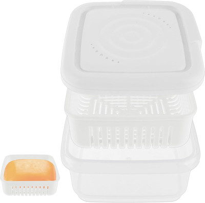 Square Bar Soap Travel Case PP Plastic Soap Container for Traveling Bathroom Lea