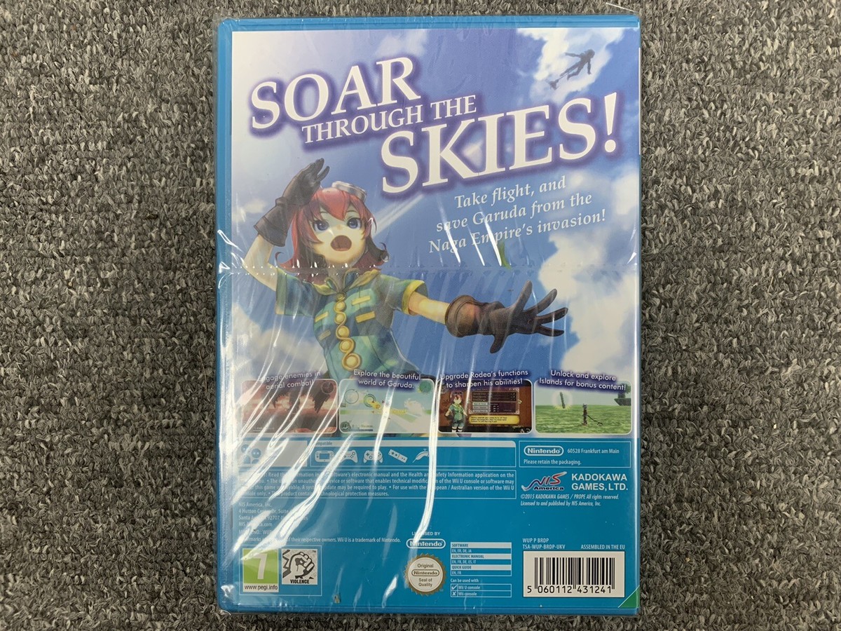 Rodea Sky Soldier Wii U Brand New Factory Sealed PAL inc/Wii