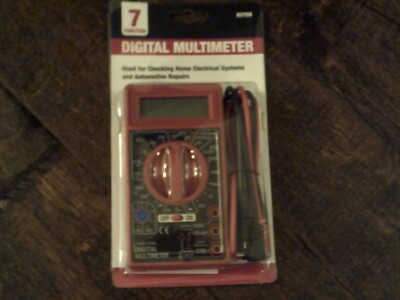 7 FUNCTION DIGITAL MULTIMETER Voltmeter Voltage Tester Auto Electrical BRAND-NEW