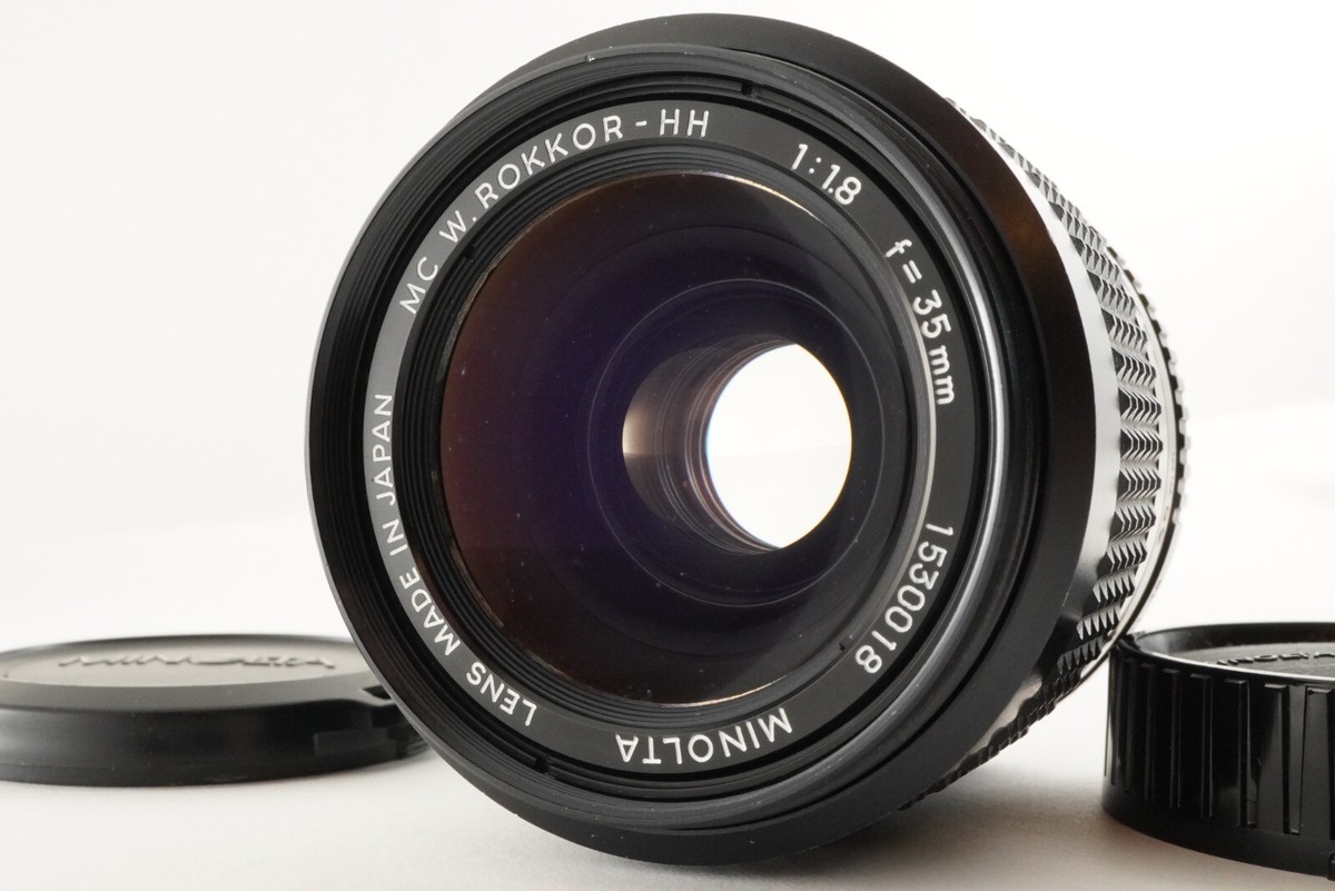 MINOLTA MC W.ROKKOR-HH 35mm F1.8 MF Wide Angle Lens from MINOLTA MC W.ROKKOR-HH 35mm F1.8 MF Wide Angle Lens from