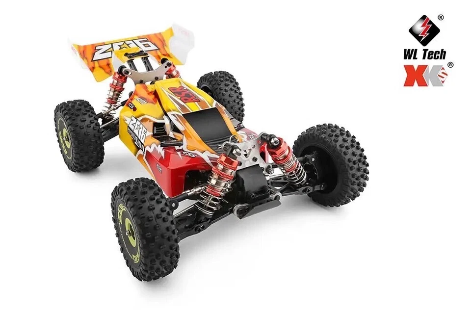 144010 WLtoys XKS 1/14 BRUSHLESS RC Car 75KM/H 2.4GHz Buggy 4WD Off Road 1x Lipo - image 3 of 4