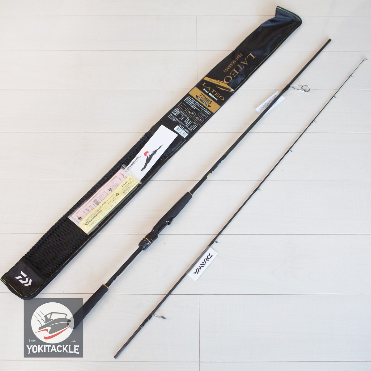 Daiwa LATEO Boat Seabass BS 72MHS-W Spinning Rod Free Shipping 