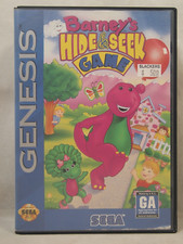 Barney's Hide  Seek Case SEGA Genesis Authentic BOX ONLY