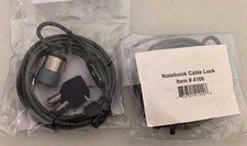 2x Brenthaven Zero Impact Laptop Cable Lock 4100 Computer Notebook with 2 Keys