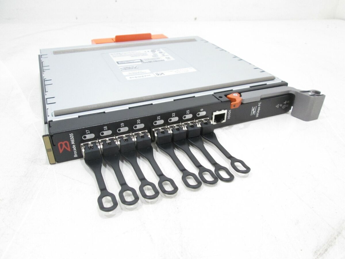 New! Dell Brocade M6505 1K4W5 Fibre Channel 16GB Switch SAN New! Dell Brocade M6505 1K4W5 Fibre Channel 16GB Switch SAN